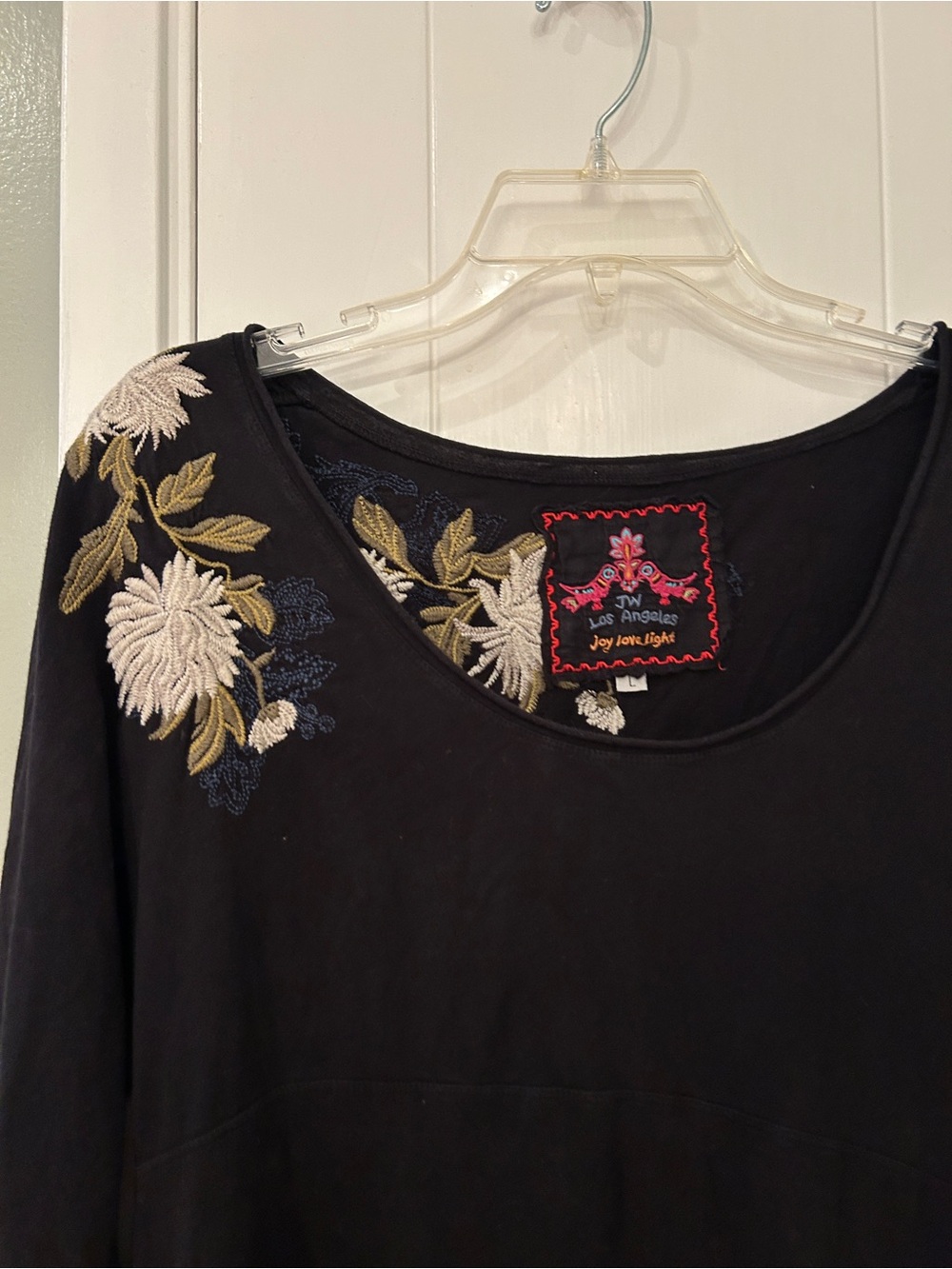 Johnny Was Embroidered Floral Long Sleeve Dress - Picture 2 of 7